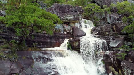 close-of-a-waterfall----Goias,-Brazil
