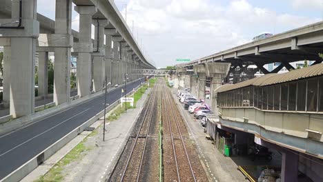 Bahngleise-In-Bangkok,-Die-Nach-Chiang-Mai-Führen