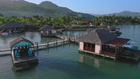 Water-villas-resort-in-Amber-Cove,-Puerto-Plata-in-Dominican-Republic