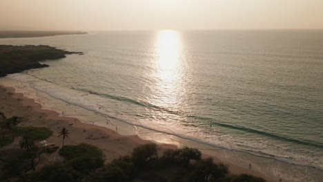 Backwards-Shot-of-Sunset-Beach
