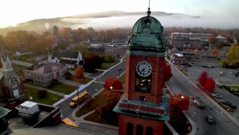 Courthouse-belltower-aerial-orbit-in-claremont-new-hampshire