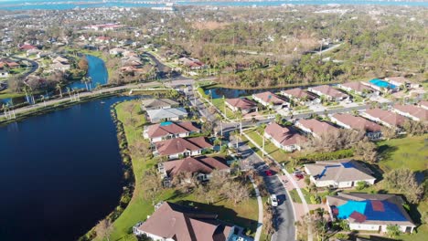 4K-Drone-Video-of-Hurricane-Damage-of-Homes-in-Stillwater-Neighborhood-of-Englewood,-Florida---02x4