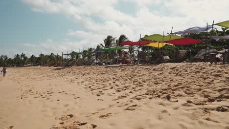 Caraiva-Strand-Bahia-Portoseguro-Brasilien-Sand-Meer-Grün-Vegetation-Sonne-Brach-Caraiva-Strand