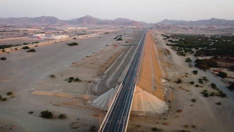 Jeddah-town-in-Saudia-Arabia-with-the-Speed-train-rails