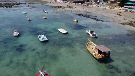 Boat-Harbor-View-Aerial-View-with-Boats-Chillin-in-Tide-Pools