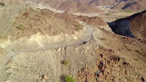 Aerial-Footage-of-Dried-Mountains