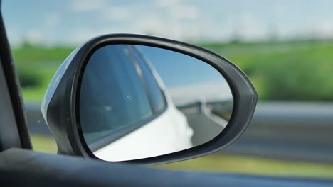 Side-mirror-of-a-car