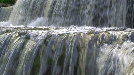 Beautiful-flowing-waterfall-cascade-Yorkshire-on-sunny-day-1
