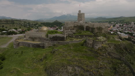 Akhaltsikhe-Castle,-then-known-as-Lomsia,-founded-by-Guaram-Mampali---Bagratid-prince