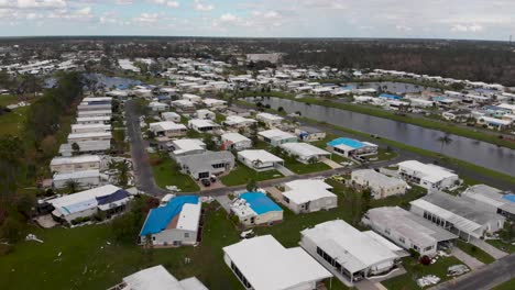 4K-Drone-Video-of-Hurricane-Damage-at-Mobile-Home-Park-in-Florida---28x4