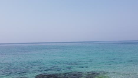 Drone-shot-of-rocky-beach-in-Oman