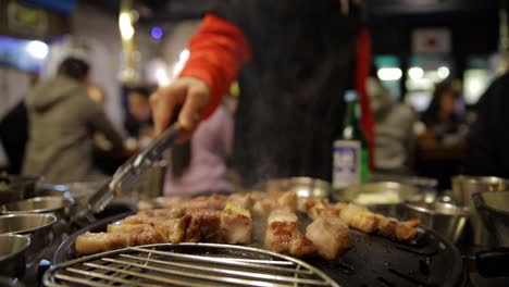 Seoul-Korean-BBQ-Pork-Grilling