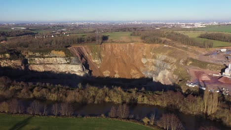 aerial-view-of-a-stone-quarry-in-normandy