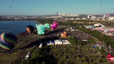 Internationales-Festival-Der-Luftballons,-Mexiko