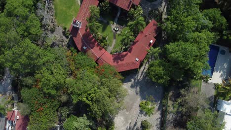 Aerial-shot-of-a-beautiful-house