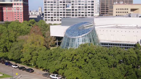 Aerial-view-of-the-Science-Museum-area-in-Houston