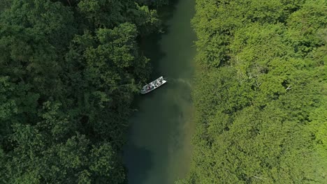Tourists-on-boat-in-Humedales-Del-Ozama-National-Park-in-Dominican-Republic