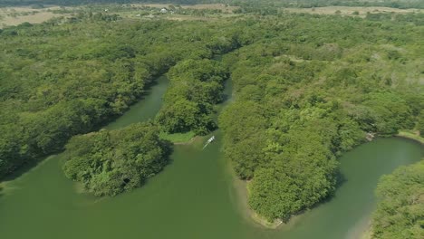Fluss-Des-Nationalparks-Humedales-Del-Ozama-In-Der-Dominikanischen-Republik