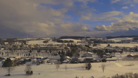 Snow-Covered-Town-Of-Okoppe-In-Hokkaido