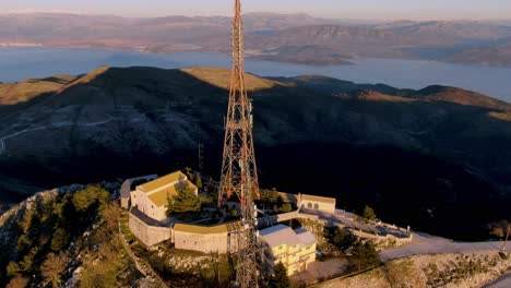 Pantokrator,-Der-Höchste-Berg-Der-Insel-Korfu,-Griechenland