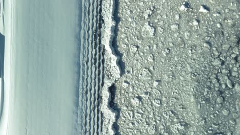 Aerial-Top-Down-View-Over-Drift-Floes-In-Sea-Of-Okhotsk-Off-Hokkaido