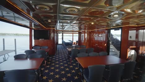 Main-Seating-Area-on-a-Small-Cruise-Boat-Ship-Used-for-Parties-and-Events