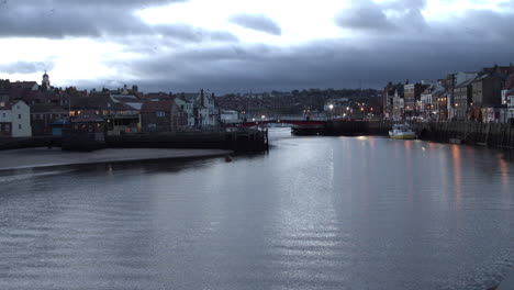 Whitby,-North-York-Moors,-Dawn-at-Harbour,-Boats---4k-Prores-422HQ,-BMPCC-Clip-12---Jan-2022