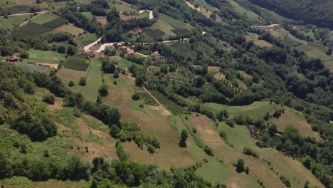 Aerial-footage-of-Bosnia-and-Herzegovina-natural-mountain-Balkans-park