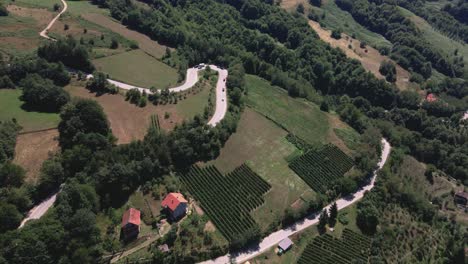 Bosnia-and-Herzegovina-aerial-footage-of-Balkans-mountain-region-east-Europe