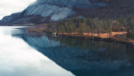 Aerial-view-of-the-Eiavatnet-lake-in-northern-Norway