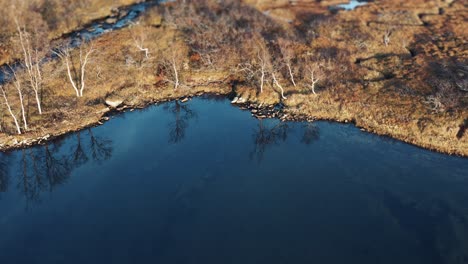 Aerial-view-of-the-swampy-wetlands-in-northern-Norway