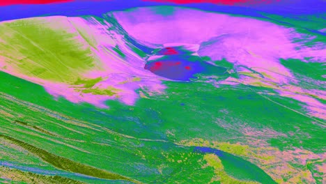 Llyn-Y-Fan-Fach-Brecon-Beacons-Bergsee-Malerisches-Tal-Landschaft-Luftaufnahme