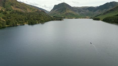Aerial-footage-of-the-Lake-District-in-Cumbria-with-Buttermere-lake-in-North-West-England