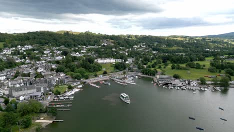 Aerial-video-footage-of-Bowness-on-Windermere-a-sprawling-tourist-town-on-the-shore-of-Windermere-Lake