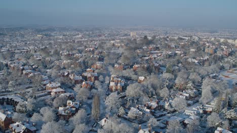 Luftaufnahmen-Von-Häusern-In-Nottingham-Im-Winter