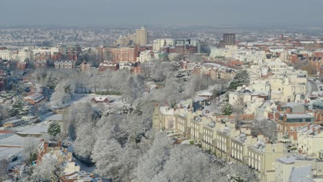 Low-flying-aerial-of-houses-in-Nottingham-UK-during-the-winter-months