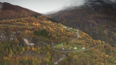 Aerial-view-of-the-valley-above-the-Geiranger-fjord