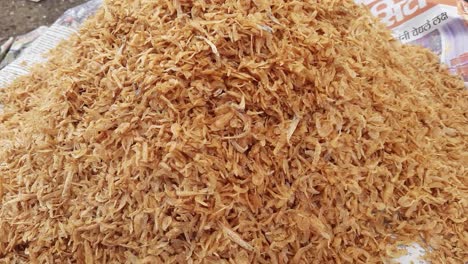 Dry-Fish-dried-shrimp-or-dry-kardi-fish-or-dried-prawns-are-arranged-in-the-market-for-selling