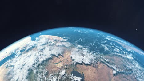 Planet-Earth-Seen-From-Orbit-as-the-World-Slowly-Rotates-Below
