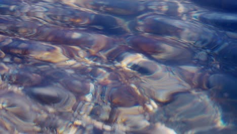 Water-flowing-and-reflection-in-slow-motion