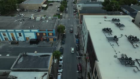 Aerial-reveal-of-Ferret-st-in-New-Orleans