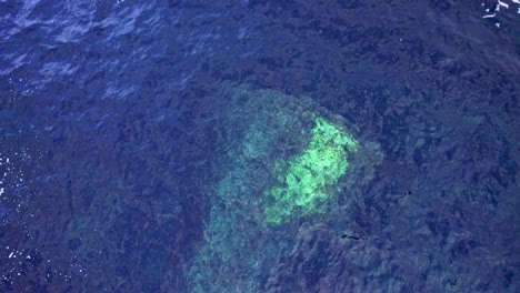 Rock-under-Ocean-Sea-Drone-Shot