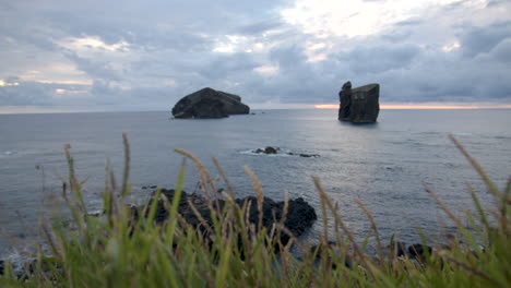 Ocean-View-with-Huge-Rocks-in-Water-in-Mosteiros-on-Sao-Miguel-Island