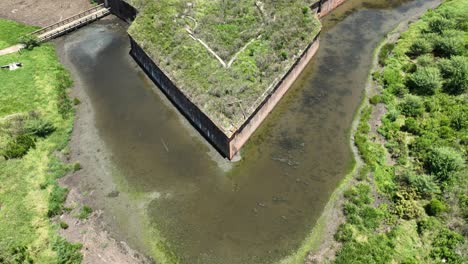 Aerial-view-of-fort-Pike-on-Lake-Catherine