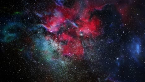 Las-Nubes-Nebulosas-Se-Forman-Con-Otras-Nebulosas-En-El-Universo-Oscuro