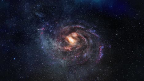 4k-Galaxie,-Die-Sich-Um-Das-Universum-Dreht