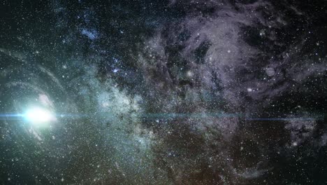 Vista-De-Nebulosas-Y-Galaxias-Residen-En-El-Universo-Oscuro