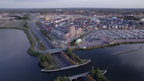 Aquaduct-in-The-Netherlands,-Harderwijk