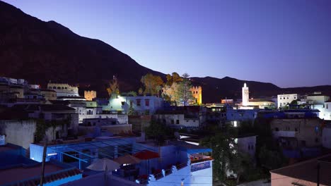 Timelapse-video-from-Morocco,-Chefchaouen