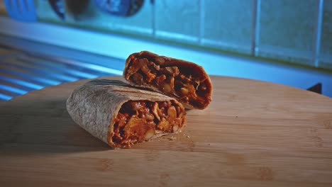 Spicy-Chicken-And-Beans-In-Tortilla-Wrap-Ready-To-Eat